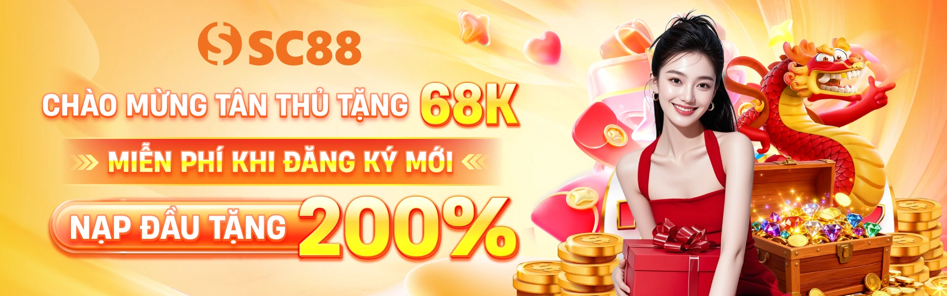 SC88 chào mừng tân thủ tặng 68k